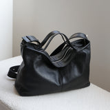 Women’s Premium Slouchy Grain Cowhide Hobo Bag | Versatile Large Leather Crossbody & Shoulder Bag for Work