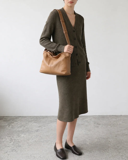 Women’s Premium Slouchy Grain Cowhide Hobo Bag | Versatile Large Leather Crossbody & Shoulder Bag for Work