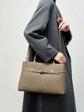 Women's Slouchy Grain Cowhide Leather Hobo Bag | Large Leather Crossbody & Shoulder Bag | Versatile Work Handbag for Women