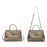 Women's Slouchy Grain Cowhide Leather Hobo Bag | Large Leather Crossbody & Shoulder Bag | Versatile Work Handbag for Women