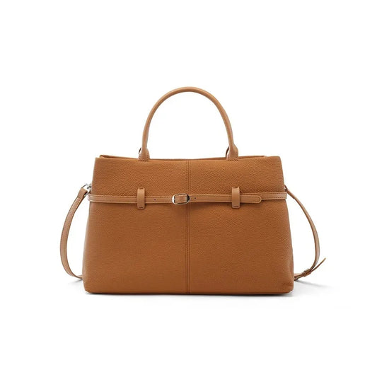 Women's Slouchy Grain Cowhide Leather Hobo Bag | Large Leather Crossbody & Shoulder Bag | Versatile Work Handbag for Women