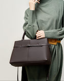 Women's Slouchy Grain Cowhide Leather Hobo Bag | Large Leather Crossbody & Shoulder Bag | Versatile Work Handbag for Women