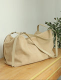 Women’s Soft Suede Leather Crossbody Bag, Large Bowling Bag, Slouchy Boho Tote for Everyday Use