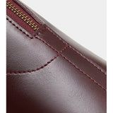 Women's Swift Leather Tote, Handmade Large Professional Commuter Bag with Adjustable Strap, Elegant Cowhide Leather Shell Bowling Shoulder Bag