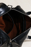 Women's Vegetable-Tanned Cowhide Leather Boston Bag | Vintage Pillow Tote | Top Handle Shoulder Crossbody Handbag in Two Sizes