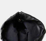 Women's Woven Lambskin Leather Cloud Bag | Drawstring Shoulder Bag with Gold Chain | Luxury Intrecciato Leather Crossbody Handbag