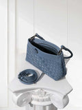 Woven Lambskin Leather Shoulder Bag | Handcrafted Vintage Crossbody Bag