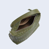 2024 Summer Collection: Luxurious Lambskin Woven Handbag for Women | Handcrafted Versatile Vintage-Inspired Shoulder Crossbody Bag