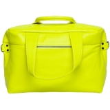 Alexel Jolie Large Italy Leather Zipper Bag, Grain Leather Shoulder Bag, Lady Fashion Bag Yellow, Travel Crossbody Bag, Gift for Her