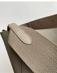 Extra Large Genuine Leather Bucket Bag, Minimalist Classic Leather Tote Bag, Fashion Designer Shoulder Bag Wide Strap, Gift For Her - Alexel Crafts Extra Large Genuine Leather Bucket Bag, Minimalist Classic Leather Tote Bag, Fashion Designer Shoulder Bag Wide Strap, Gift For Her - Alexel Crafts