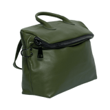 Alexel Jolie Large Italy Leather Zipper Bag, Grain Leather Shoulder Bag, Lady Fashion Bag Yellow, Travel Crossbody Bag, Gift for Her