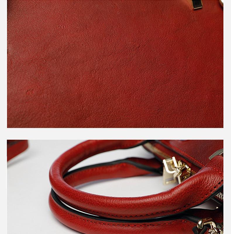 Floral Elegance Cowhide Leather Shoulder Bag | Handcrafted Embossed Banquet Bag - Alexel Crafts