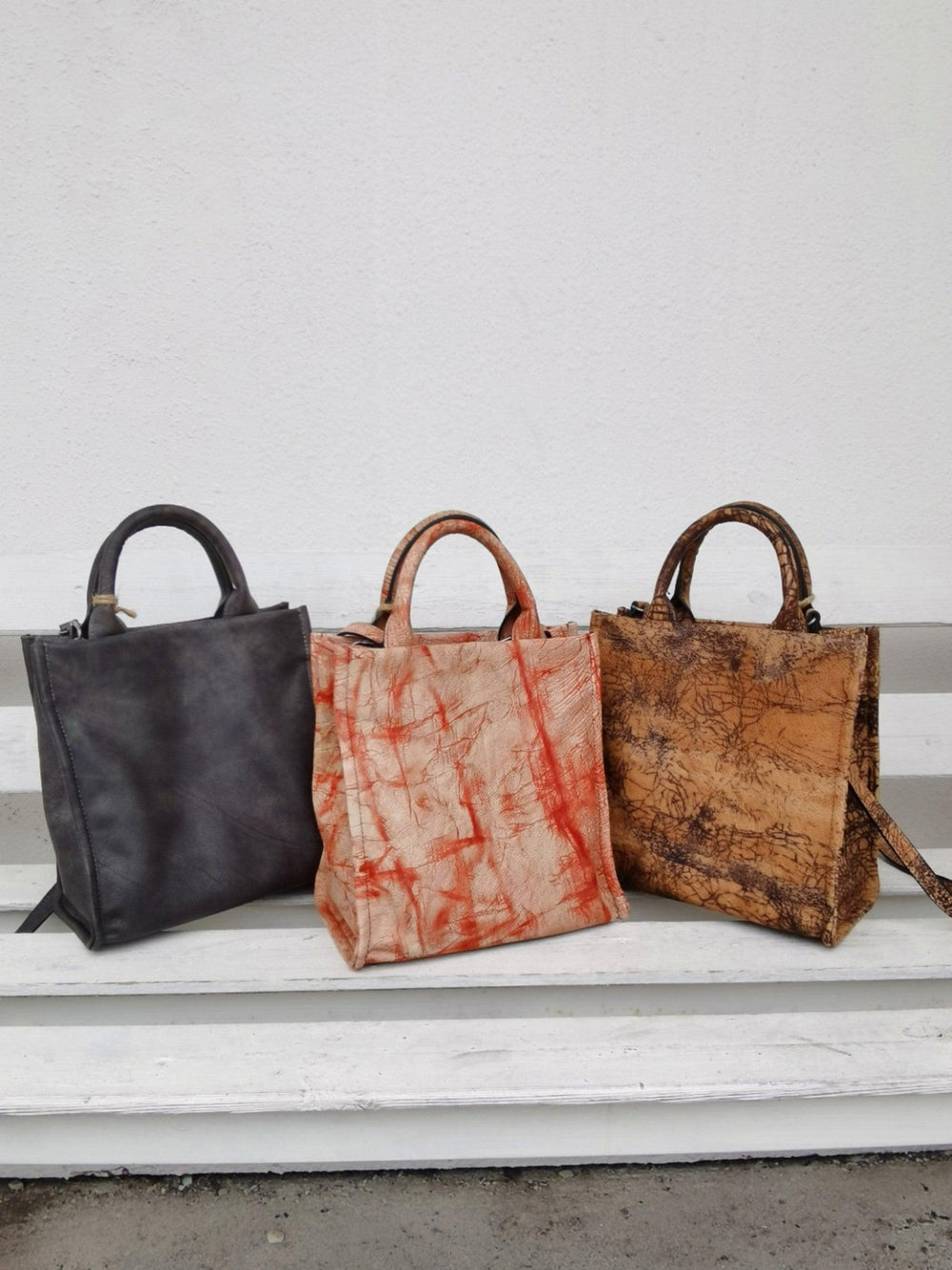 Handcrafted Luxurious Italian Full Grain Leather Shoulder Bag Collection - Alexel Crafts