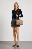 Quilted Suede Chain Flap Bag for Women | Vintage Matte Cowhide Shoulder & Crossbody Messenger Purse | Diamond-Quilted Autumn Winter Bag in Four Sizes