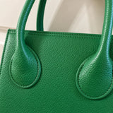 Italian Grain Leather Micro Pixie Bag – Compact Square Mini Handbag | Velvet Lining, Hidden Zip, Detachable Crossbody Strap