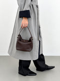 Handcrafted Top Grain Cowhide Leather Slouchy Bucket Bag | Women's Shoulder & Top-Handle Purse