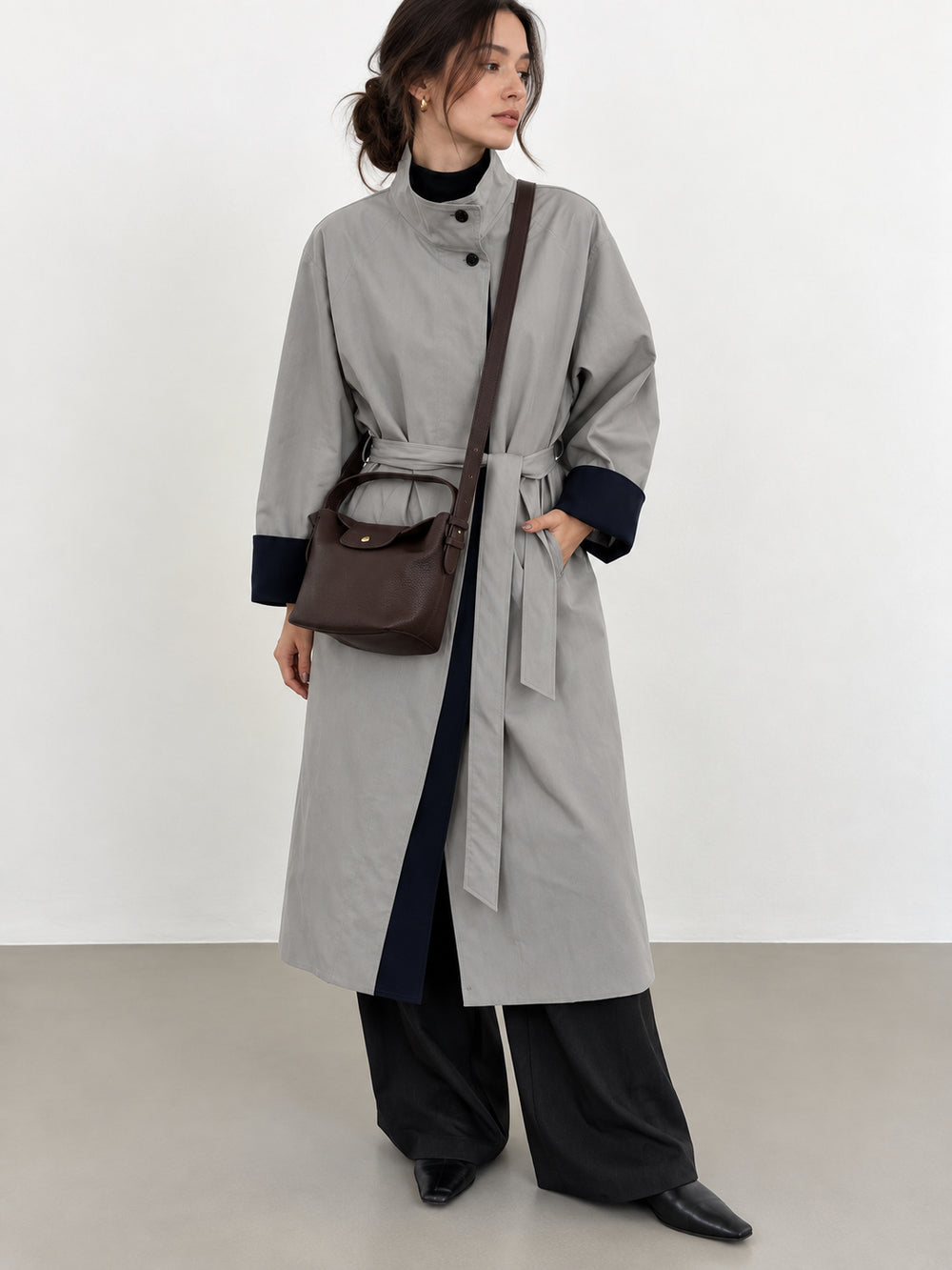 Handcrafted Top Grain Cowhide Leather Slouchy Bucket Bag | Women's Shoulder & Top-Handle Purse
