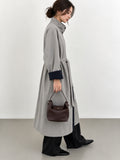 Handcrafted Top Grain Cowhide Leather Slouchy Bucket Bag | Women's Shoulder & Top-Handle Purse