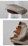 Reversible Full Grain Togo Leather Tote Bag | Two-Tone Everyday Carry Bag
