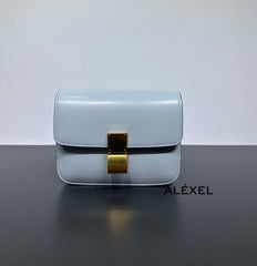 Italian Calfskin Leather Bag, Designer Bag, Italian Leather Box Bag, Classic Crossbody Bag, Shoulder Bag, Minimalist Genuine Leather Purse - Alexel Crafts Italian Calfskin Leather Bag, Designer Bag, Italian Leather Box Bag, Classic Crossbody Bag, Shoulder Bag, Minimalist Genuine Leather Purse - Alexel Crafts