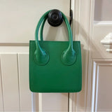 Italian Grain Leather Micro Pixie Bag – Compact Square Mini Handbag | Velvet Lining, Hidden Zip, Detachable Crossbody Strap