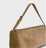 Lambskin Leather Boston Bag, Mini Designer Bag, Leather Box Bag, Classic Leather Handbag, Minimalist Genuine Leather Purse - Alexel Crafts