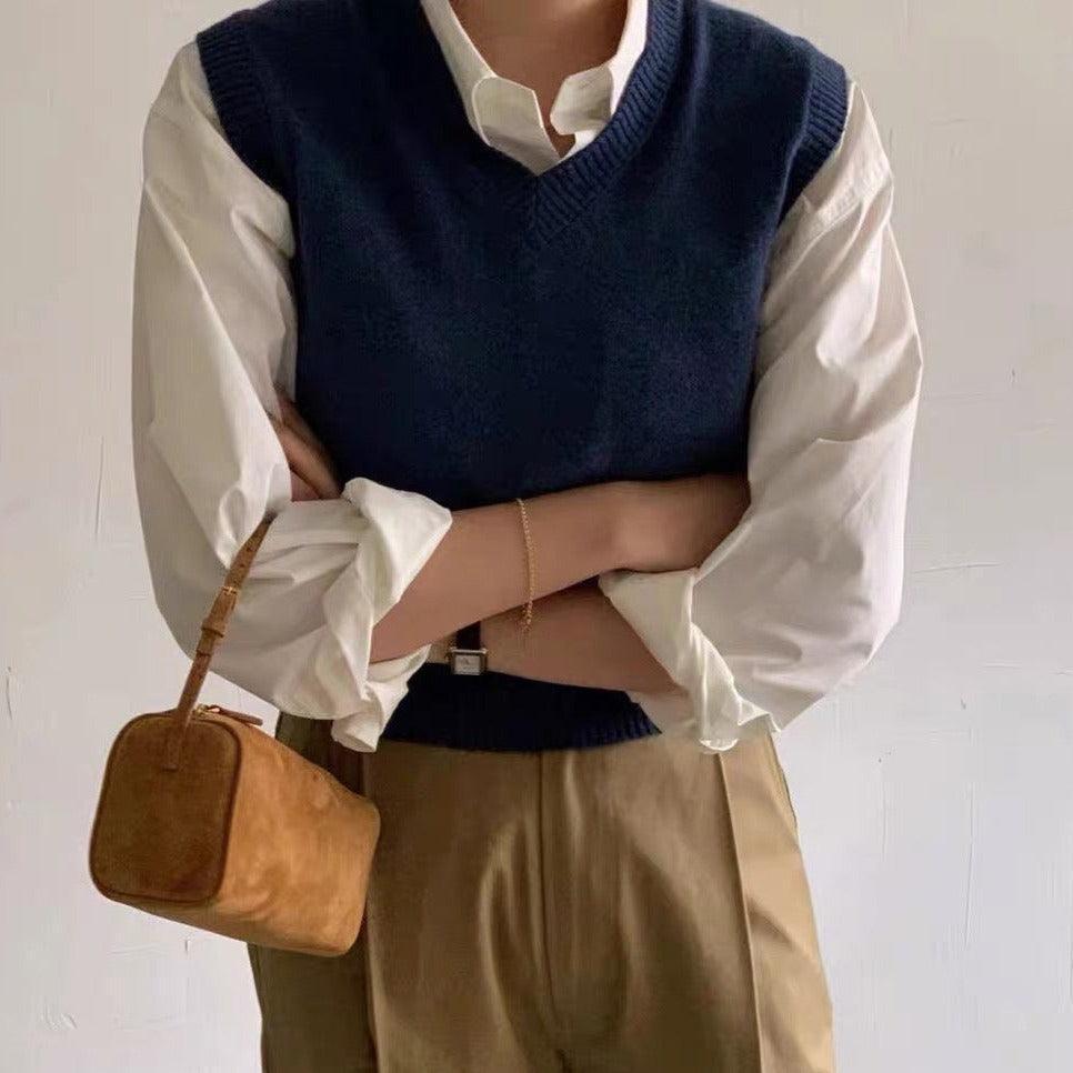 Lambskin Leather Boston Bag, Mini Designer Bag, Leather Box Bag, Classic Leather Handbag, Minimalist Genuine Leather Purse - Alexel Crafts