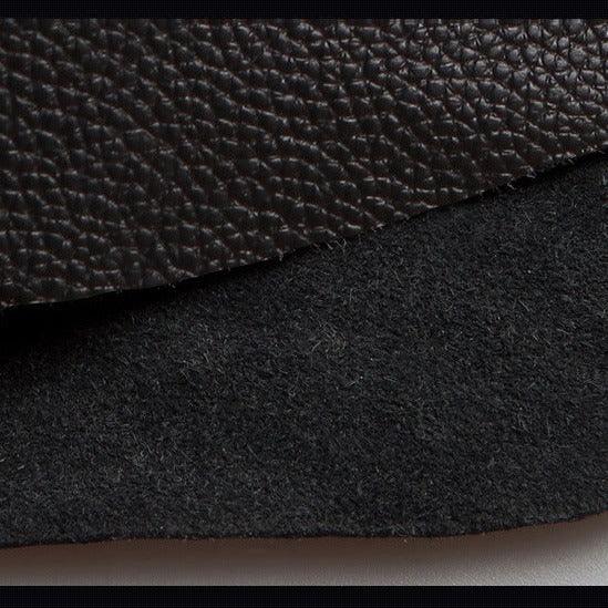 Large Elegant Cowhide Leather Shoulder Bag with Leopard Print Accent, Fashion Leather Handbag - Alexel Crafts