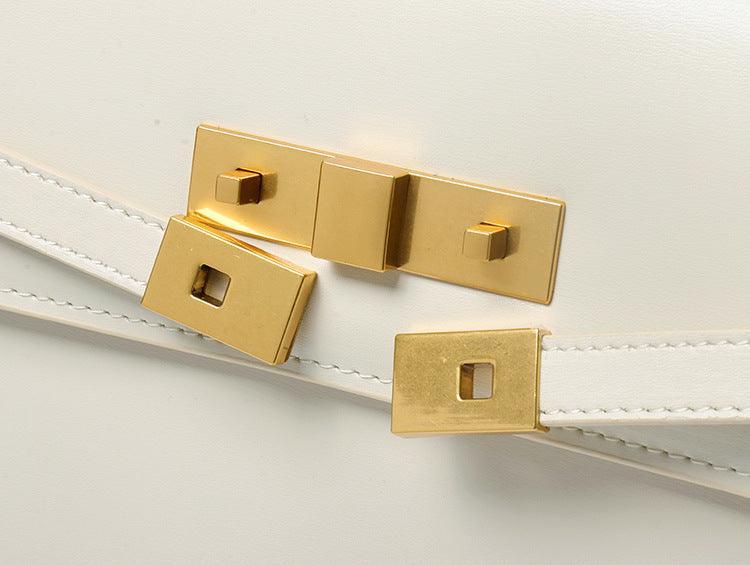 Leather Minimal Box Crossbody Bag, Leather Handbag, Shoulder Bag, Leather Purse, Leather Laptop Bag, Handbag, Women Designer Bag, Gift - Alexel Crafts