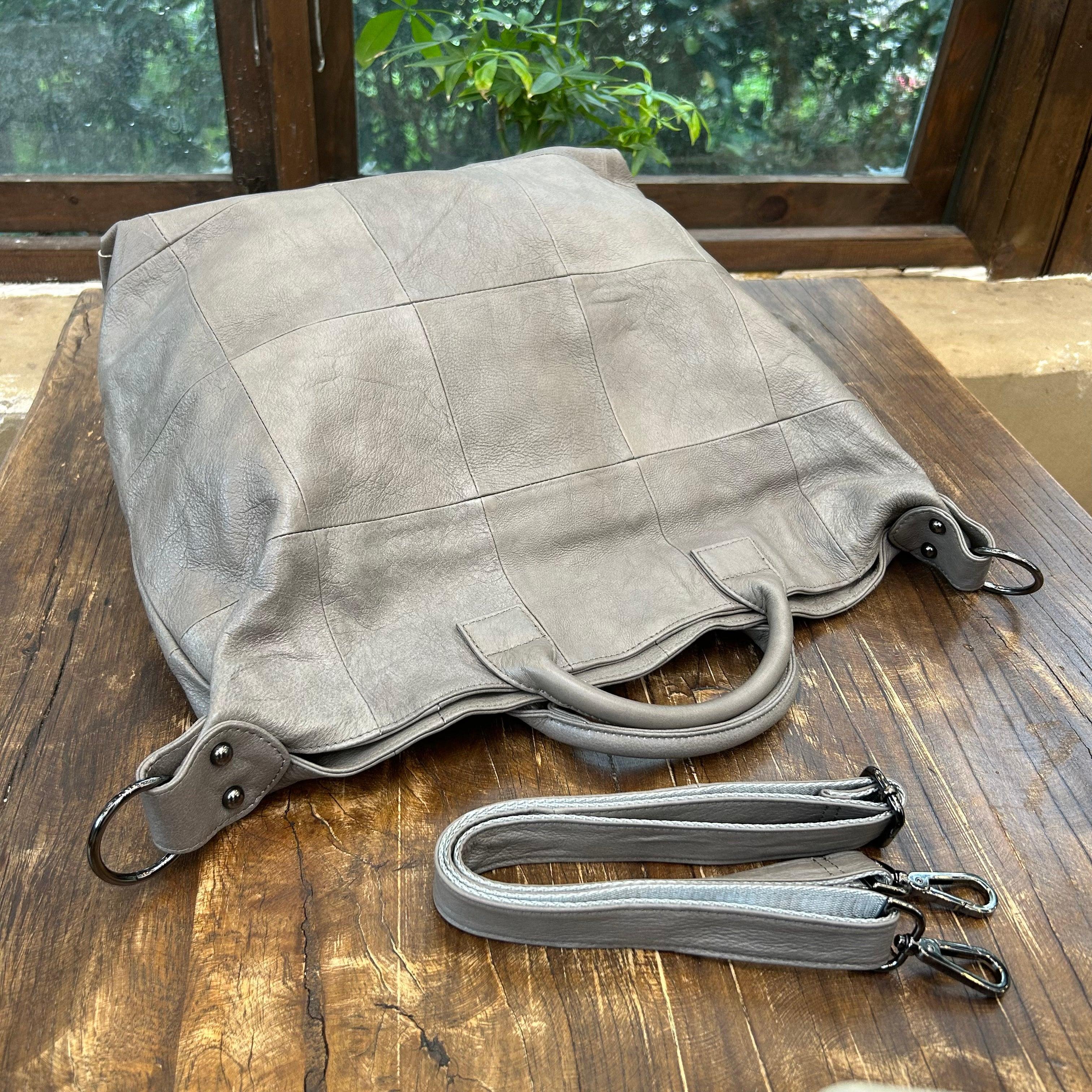 Leather tote bag for women large leather tote bag laptop work bag leather purse handbag leather shoulder bag Christmas gift for Her/Him - Alexel Crafts