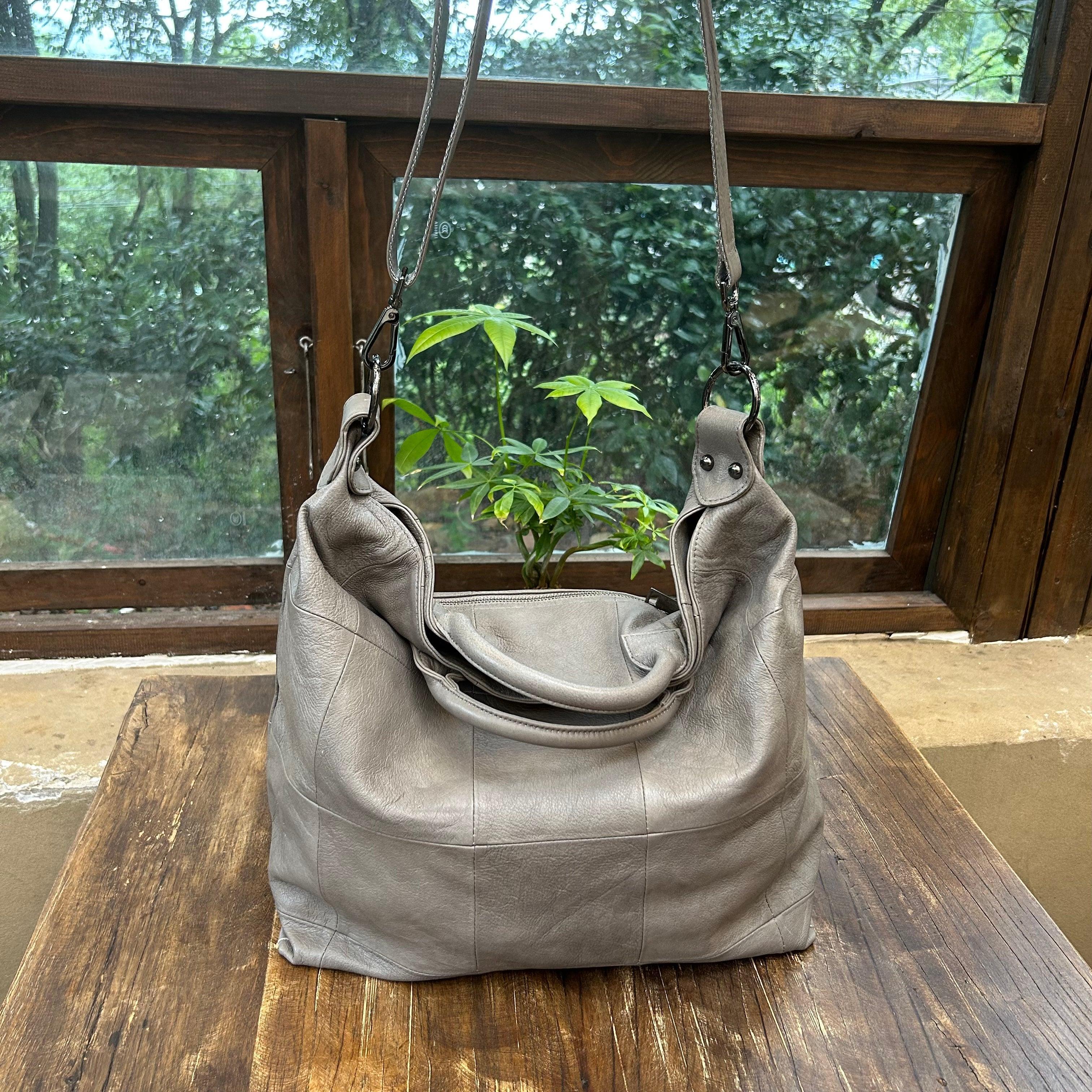 Leather tote bag for women large leather tote bag laptop work bag leather purse handbag leather shoulder bag Christmas gift for Her/Him - Alexel Crafts