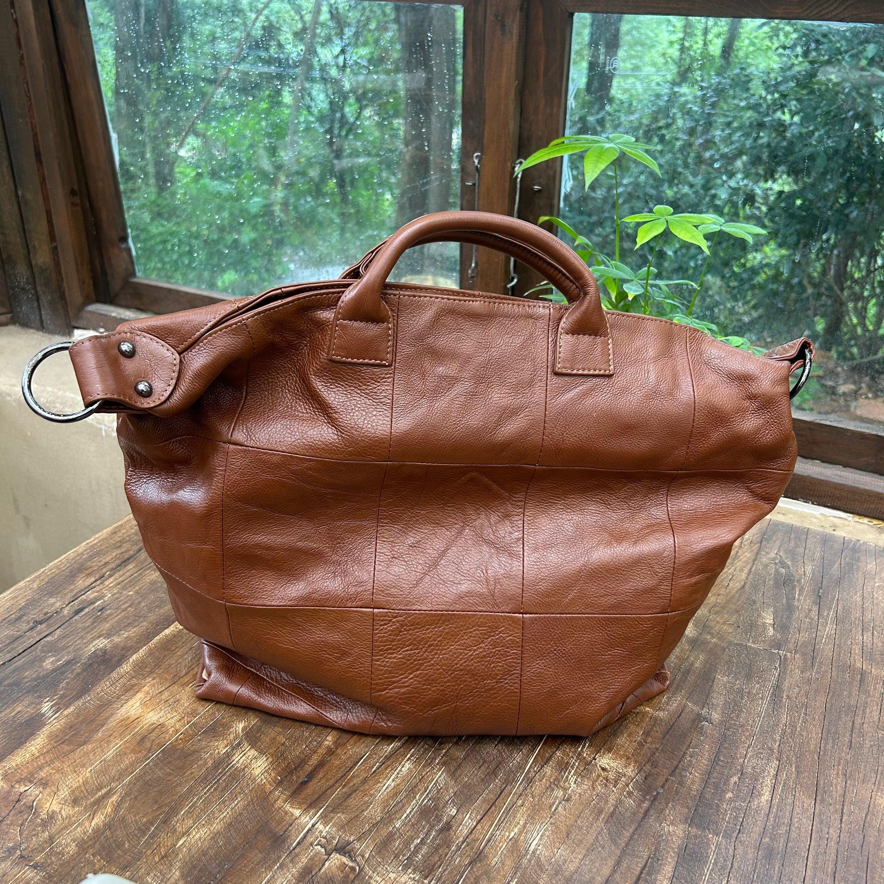 Leather tote bag for women large leather tote bag laptop work bag leather purse handbag leather shoulder bag Christmas gift for Her/Him - Alexel Crafts