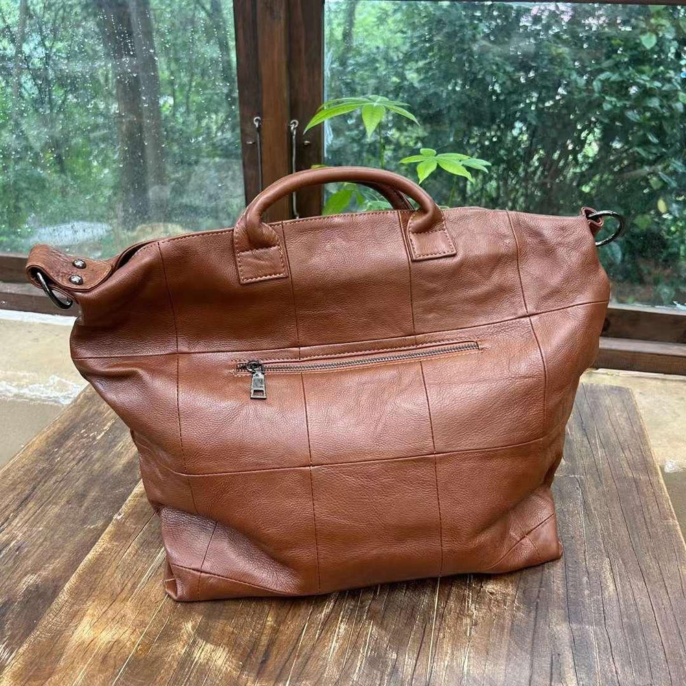 Leather tote bag for women large leather tote bag laptop work bag leather purse handbag leather shoulder bag Christmas gift for Her/Him - Alexel Crafts