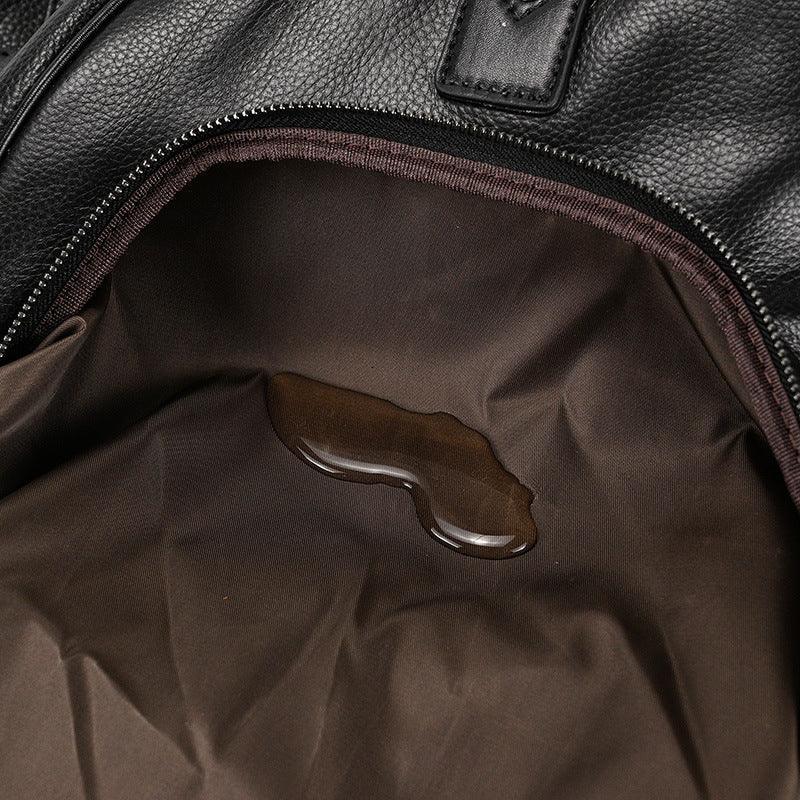 Men's or Women's Premium Leather Travel Duffel Bag | Carry-All Duffel - Handcrafted Waterproof Gym Carry-On with Shoe Compartment, - Alexel Crafts