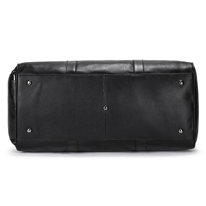Men's or Women's Premium Leather Travel Duffel Bag | Carry-All Duffel - Handcrafted Waterproof Gym Carry-On with Shoe Compartment, - Alexel Crafts