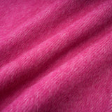 Oversize Double-Sided Wool Diamond Button Coat - Alexel Crafts
