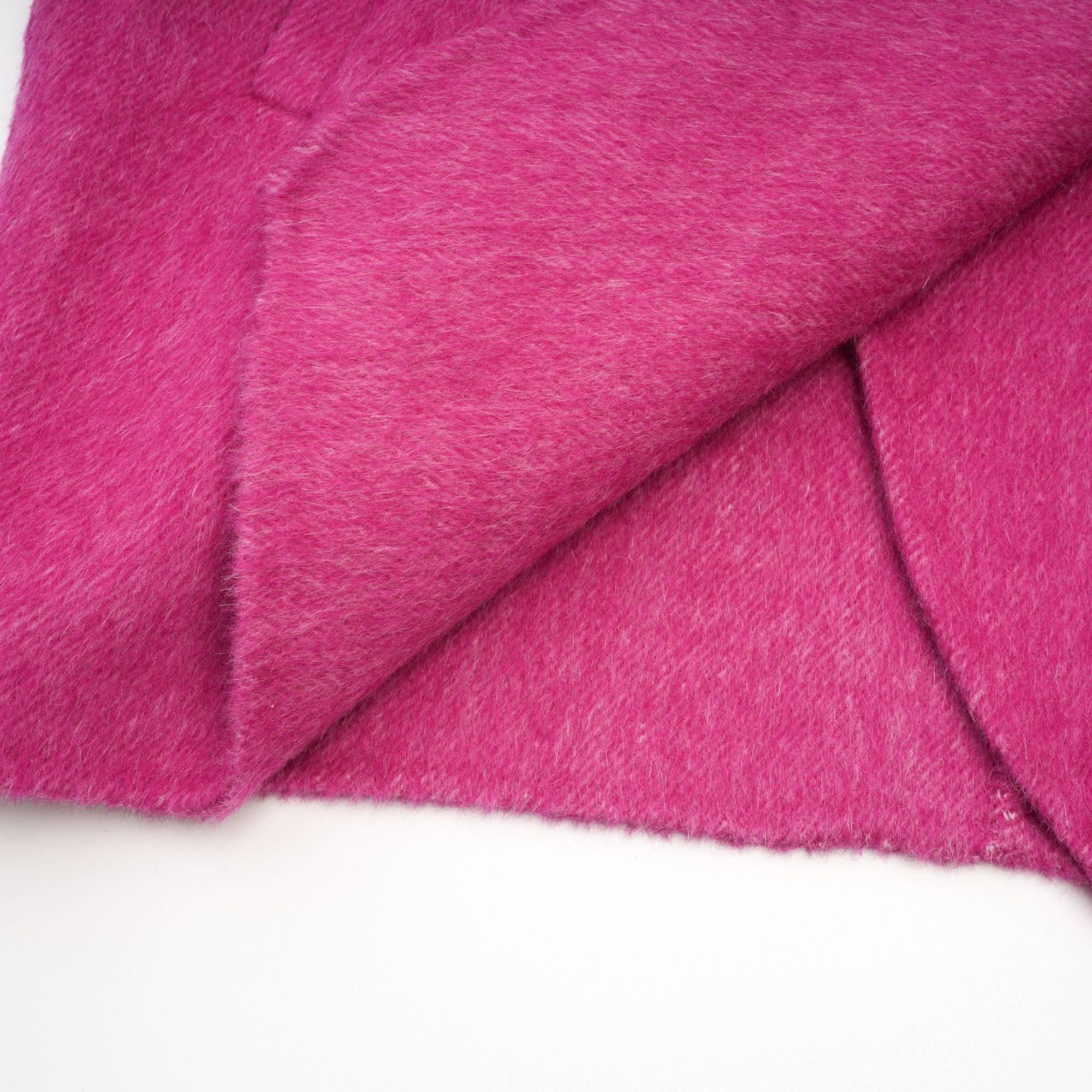 Oversize Double-Sided Wool Diamond Button Coat - Alexel Crafts