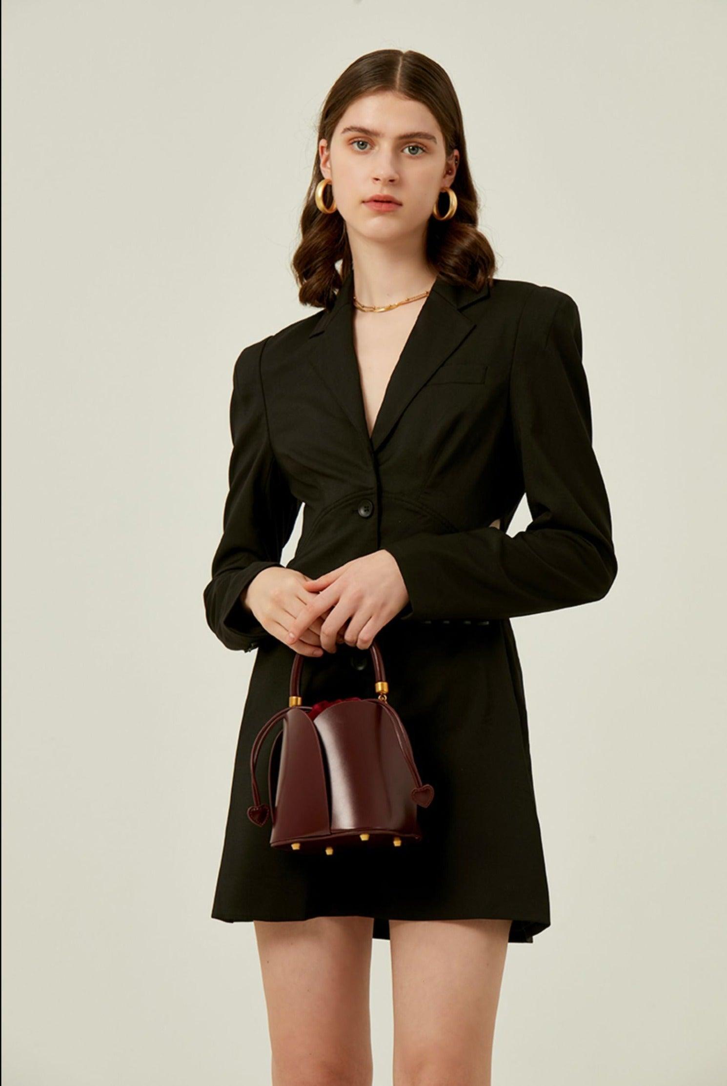 Petals Blossom Bucket Bag - Elegance Meets Function in Chic Cowhide Leather Shoulder Bag - Alexel Crafts