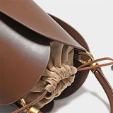 Petals Blossom Bucket Bag - Elegance Meets Function in Chic Cowhide Leather Shoulder Bag - Alexel Crafts