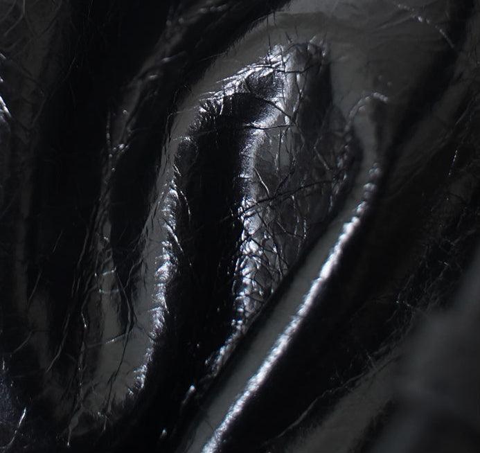 Pleated Cloud Chain Bag, Cowhide Small Silver Ball Minimalist Crossbody Bag - Alexel Crafts