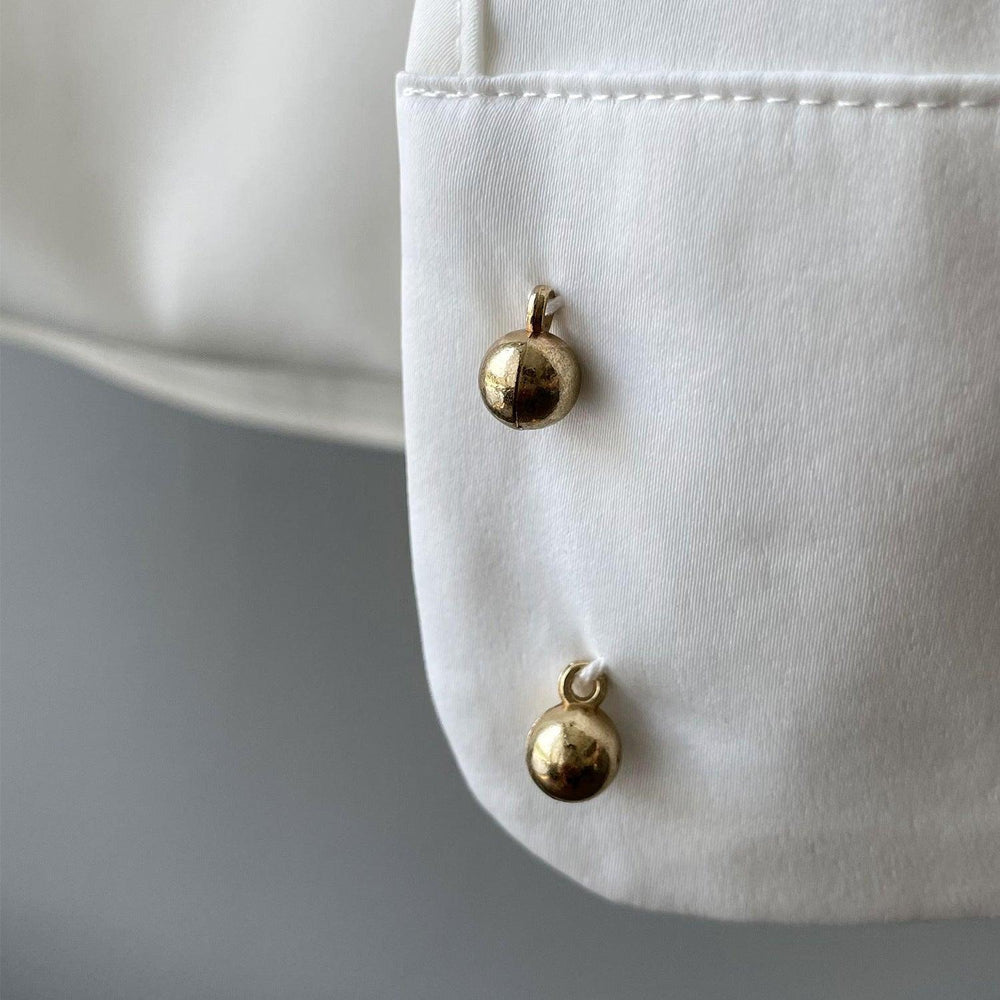 Timeless V-neck Satin Woven Blouse, Silk Satin Long Sleeves Shirt, Women Smart Casual Silky Top, Green Sleeve Blouse, Any Occassion, Gift - Alexel Crafts