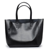 TOTE leather bag, Soft GENUINE leather bag, Large beige leather bag, Laptop, tablet bag, leather bag for books, leather shopper, Wine - Alexel Crafts