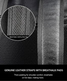 Handmade Full Grain Leather Roll-Top Backpack, Men’s Large Travel Bag & 14" Laptop Rucksack