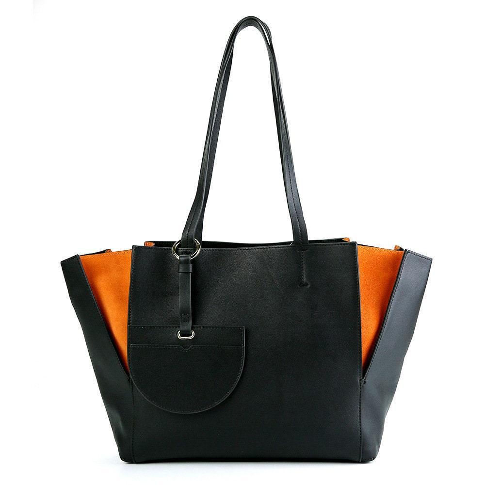 Cowhide Leather Tote Bag, Extra Large Brown Tote Carry All, Handbag, Chic Weekend Bag, Australian Shopper, Nappy Bag, Bowler, Handbag