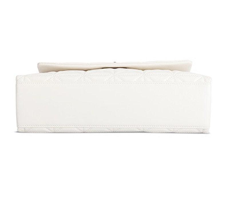 DIAMONDS ARE ETERNAL Alternative Max Genuine Leather Shoulder Bag, Classic Fashion Flap Bag, Convertible Elegant Women Crossbody Bag