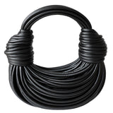 Double Knot Bag, Handcrafted Genuine Leather, Fashion Bags, Luxury Wedding Handbag, Special Occasion Event Bag, Hobo Bag, Bottega Veneta - Alexel Crafts