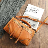 Full Grain Leather Shoulder Bag Woman, Womens Crossbody Bag Leather, Small Womens Bag Handmade, Leather Handbag Women, Evening Purse