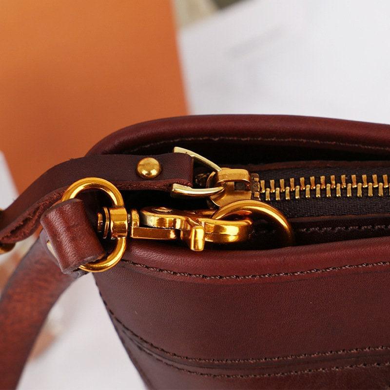 Geometric Purse / Cowhide Leather Shoulder Bags / Lattice Shoulder Bags/ Shoulder Handbags with Adjustable Strap Tan, Black, Coffee, Green