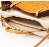 Handcrafted Cowhide Leather Minimalism Tote Bag, Leather Everyday Bag, Hollow Out Star Pattern Bag, Birthday gift for Her