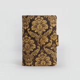 Handcrafted Leather Card Holder, Leather Card Wallet, Women Credit Card Holder, Leather Card Holder Wallet ,Embossed Bag Leather Wallet